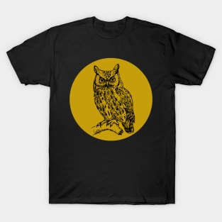 Halloween Owl, Portents, Omens, and Signs T-Shirt